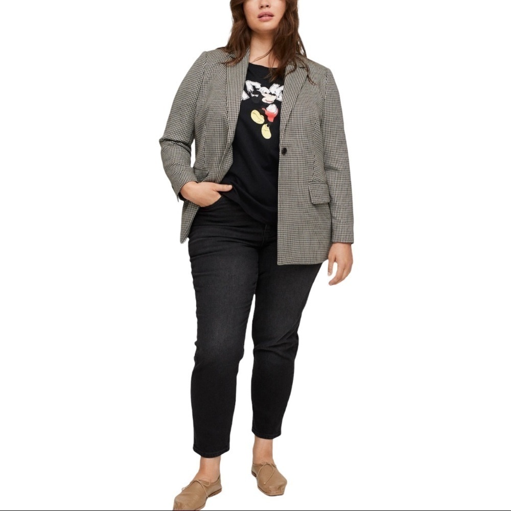 Mango Mickey Mouse black T-shirt New - Picture 7 of 12
